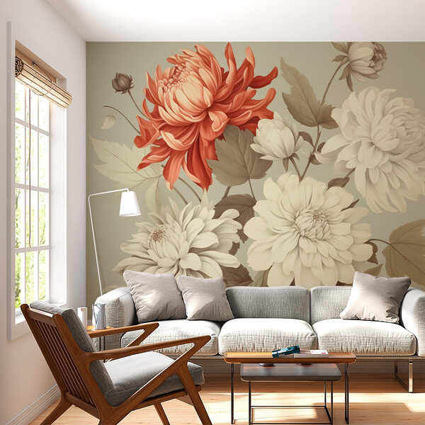 Flores vibrantes em tons suaves Flores vibrantes em tons suaves