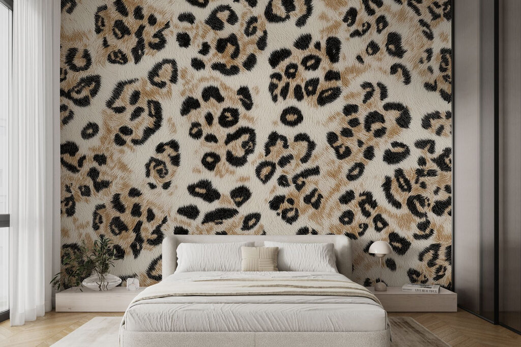 Wild patterns on soft fur texture Wild patterns on soft fur texture