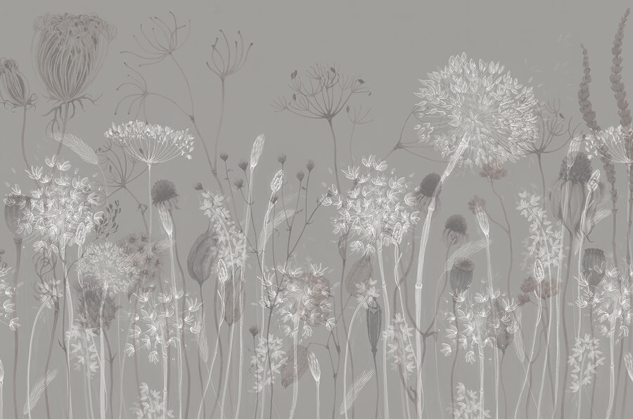 Papel de parede Bouquet floral caprichoso em tons suaves - Image 6