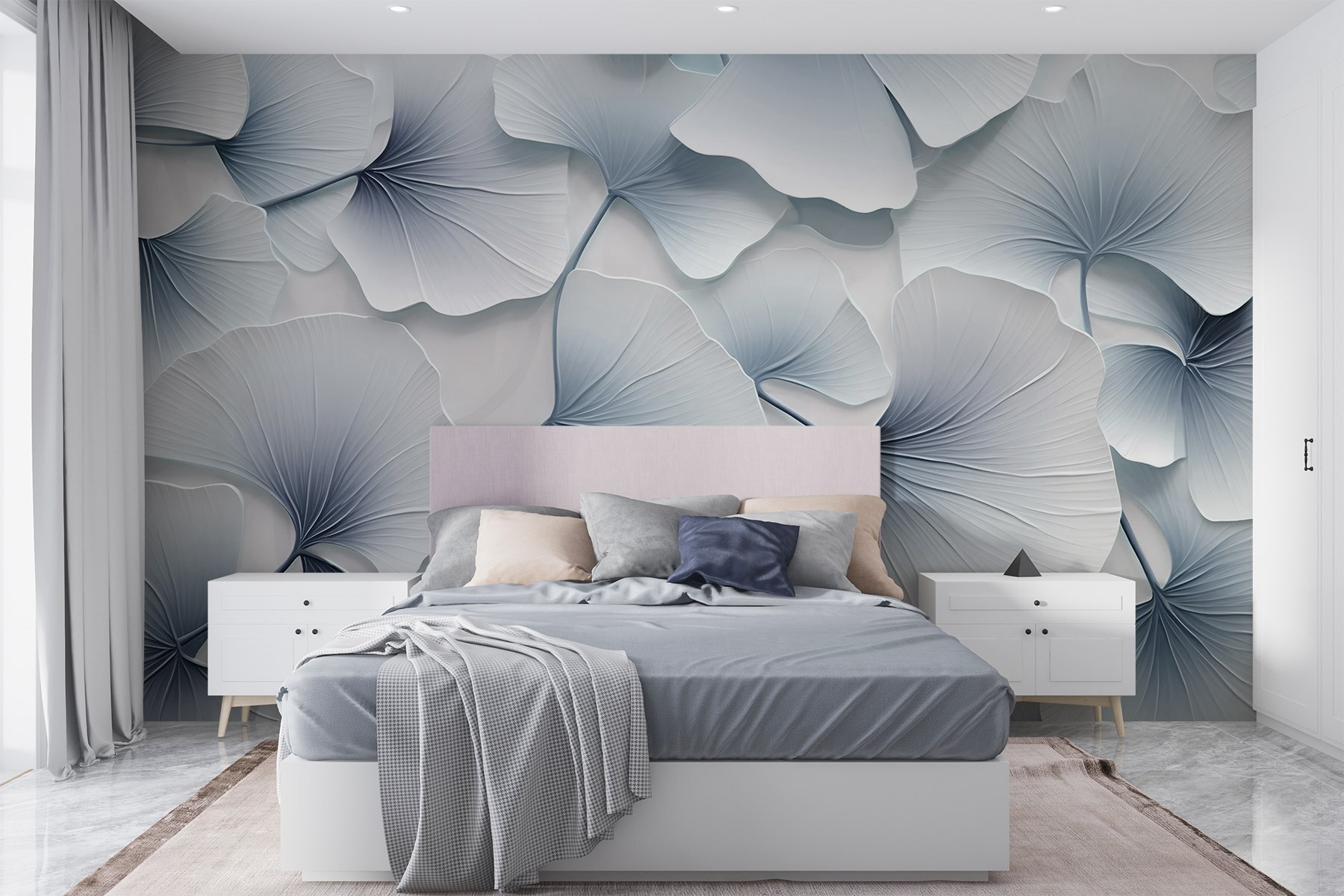 Delicate layers of ginkgo leaves Delicate layers of ginkgo leaves