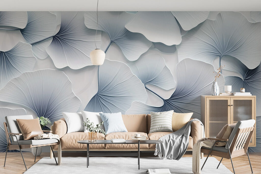 Delicate layers of ginkgo leaves Delicate layers of ginkgo leaves