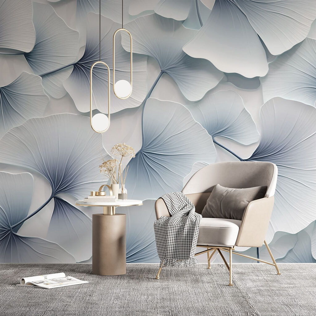 Delicate layers of ginkgo leaves Delicate layers of ginkgo leaves