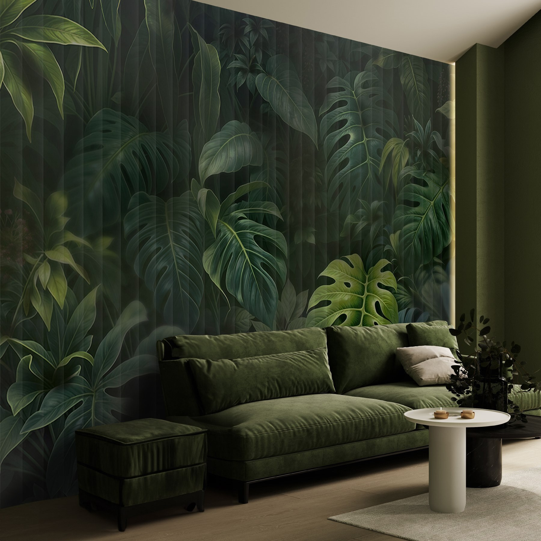 Group of green leaves Group of green leaves