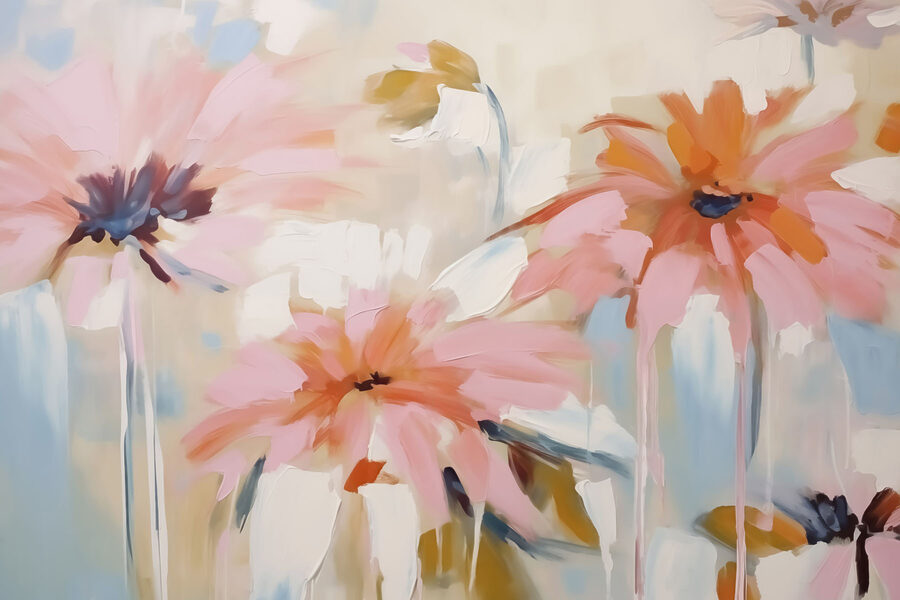 Pintura de flores