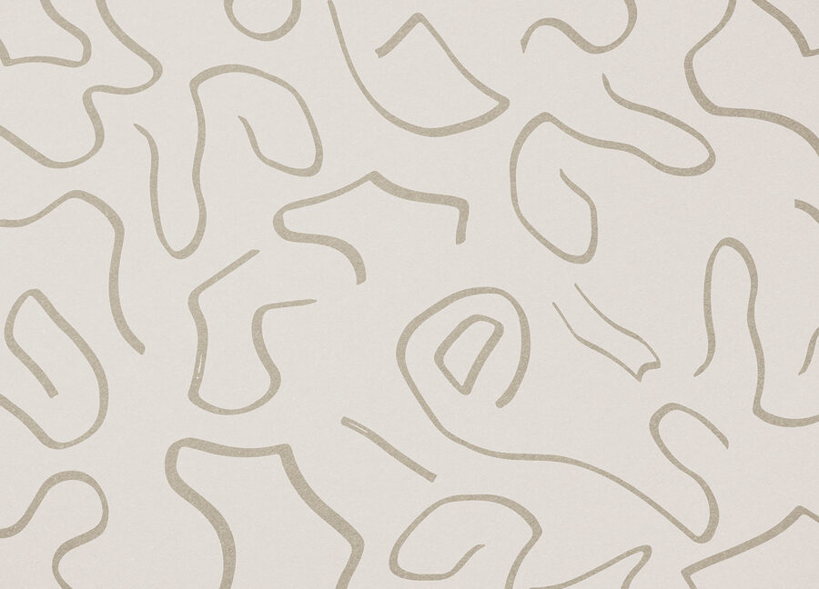 Papel de parede Padrão branco e castanho - Image 4
