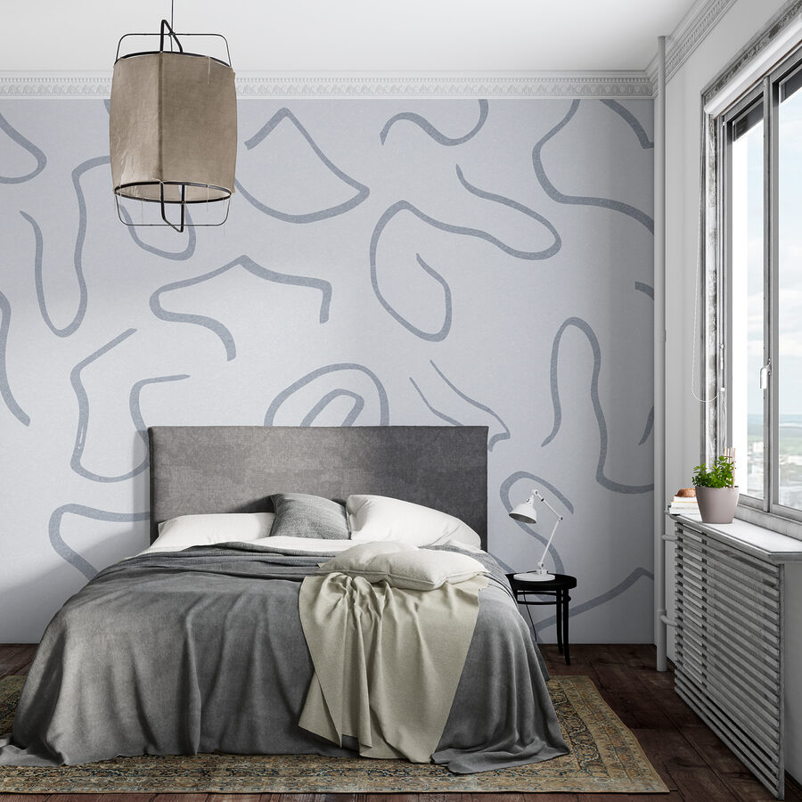 Fundo branco com linhas