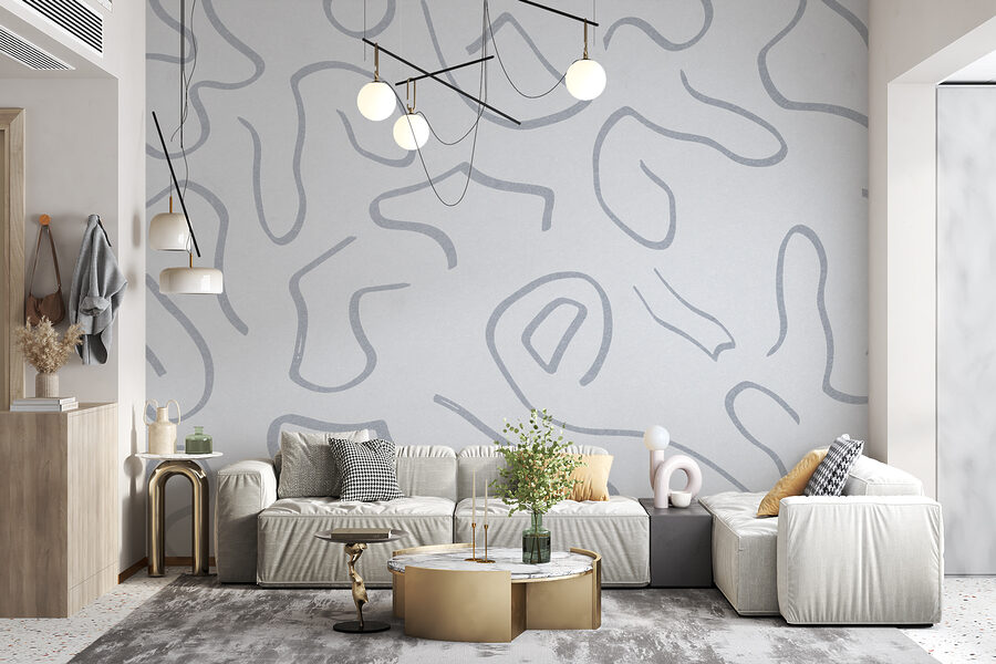 Fundo branco com linhas