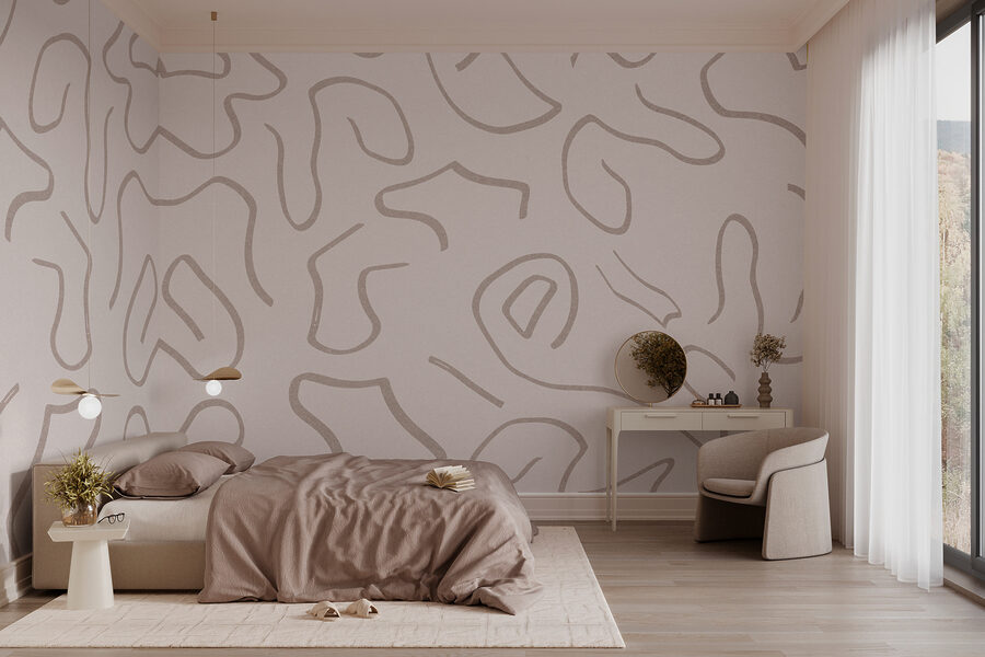 Fundo branco com linhas