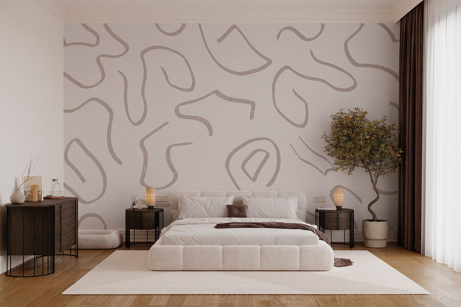 Fundo branco com linhas