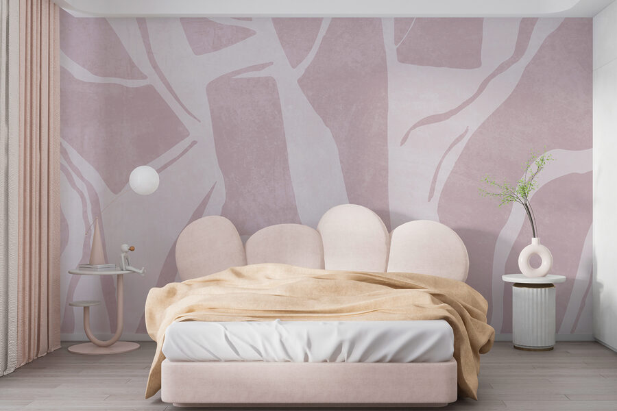 Padrão cor-de-rosa e branco