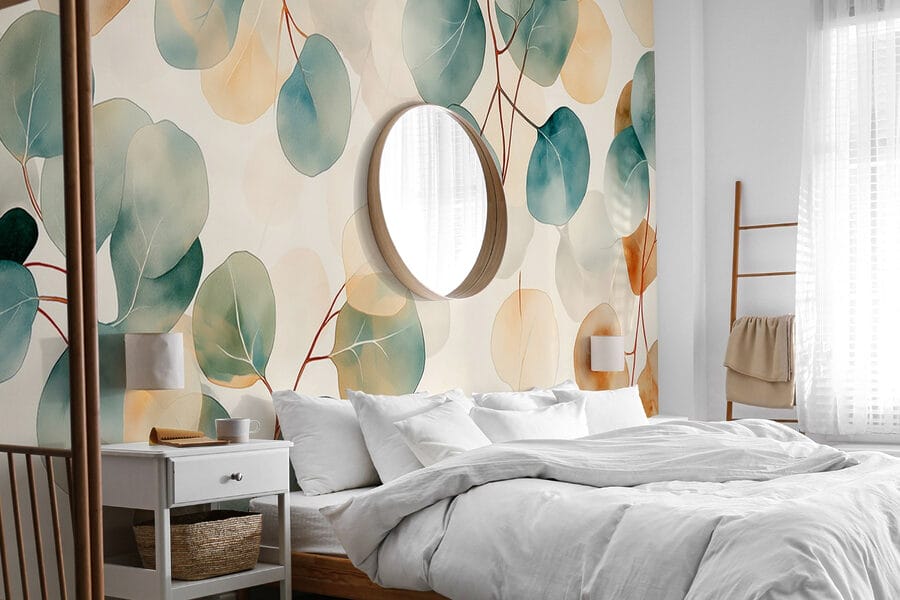 Papel de parede A paleta de cores calmas e relaxantes da natureza.
