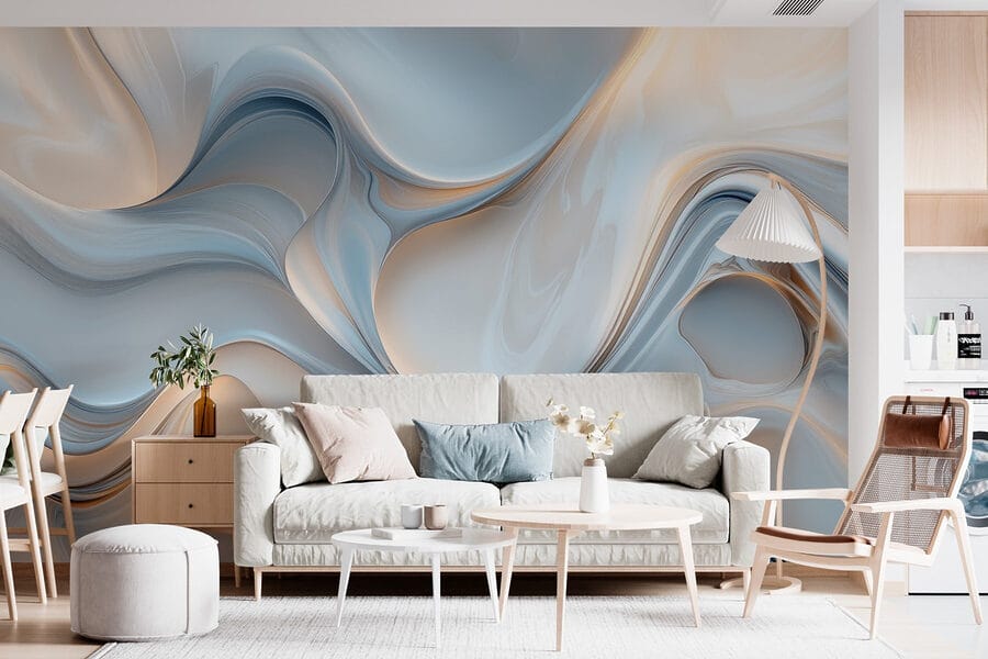 Fundo branco e cinzento com remoinhos Fundo branco e cinzento com remoinhos