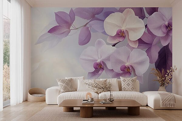 Orquídeas delicadas em tons suaves Orquídeas delicadas em tons suaves