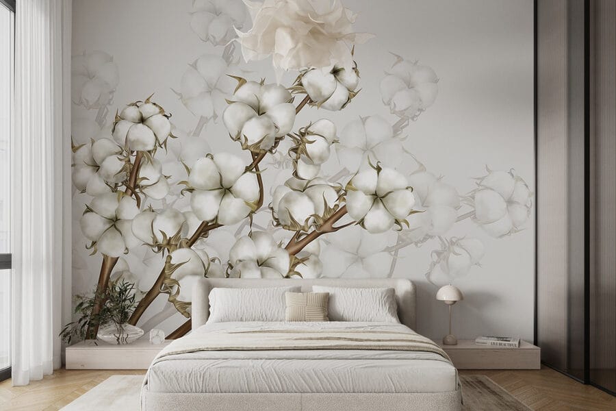 Planta com flores brancas