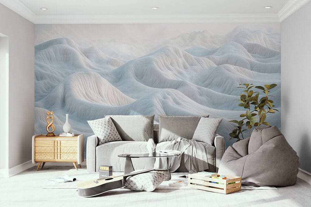 Snow covered mountains Snow covered mountains