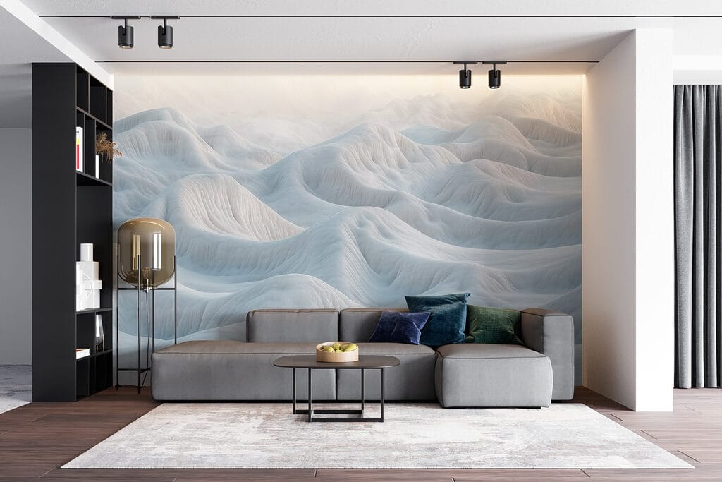 Snow covered mountains Snow covered mountains