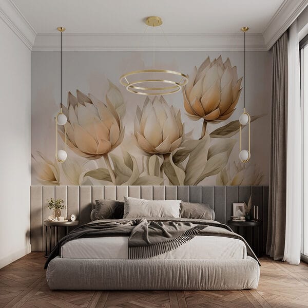 Flores delicadas em tons suaves Flores delicadas em tons suaves