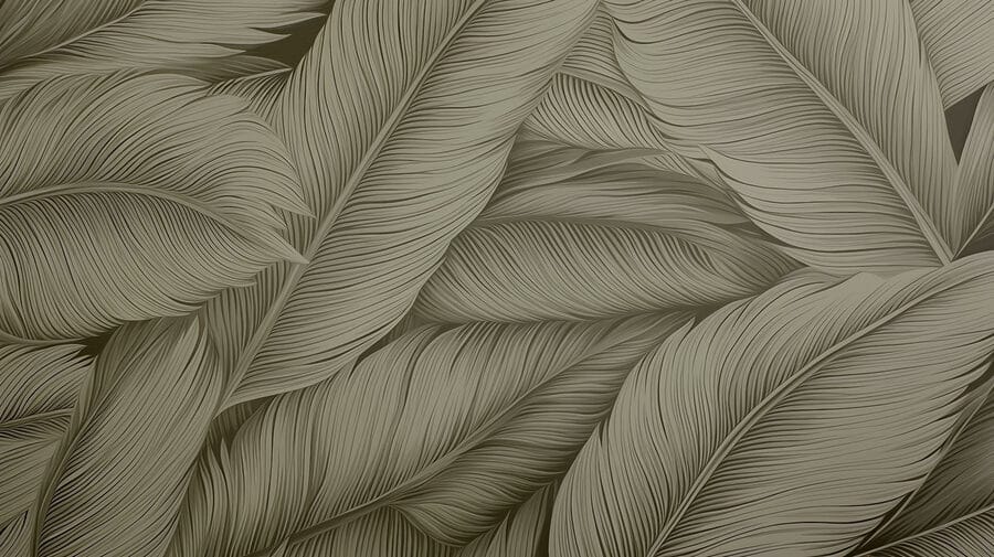 Papel de parede Textura natural de folhas sobrepostas - Image 4