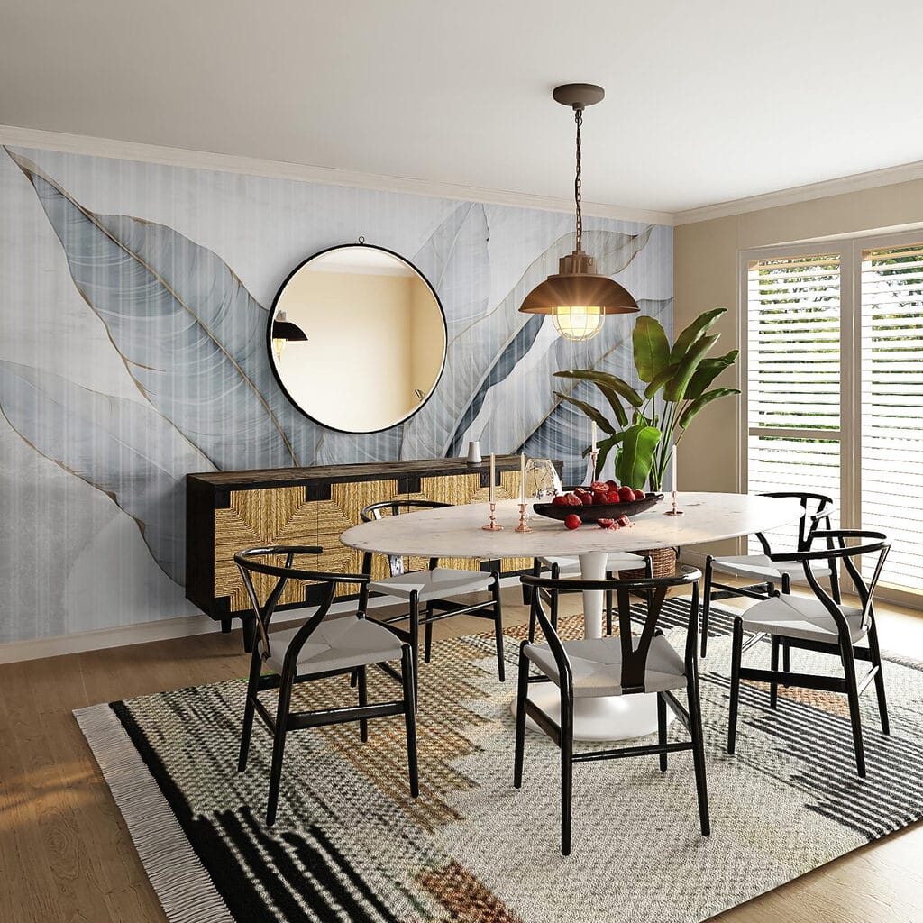 Soft leaves in muted tones Soft leaves in muted tones