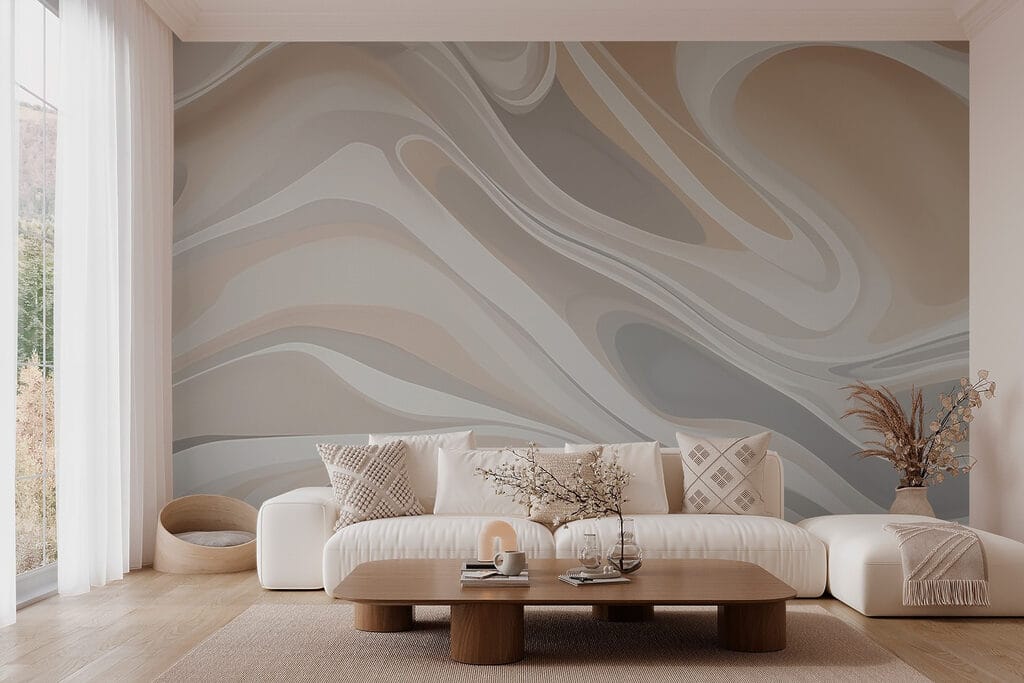 White and grey swirls White and grey swirls