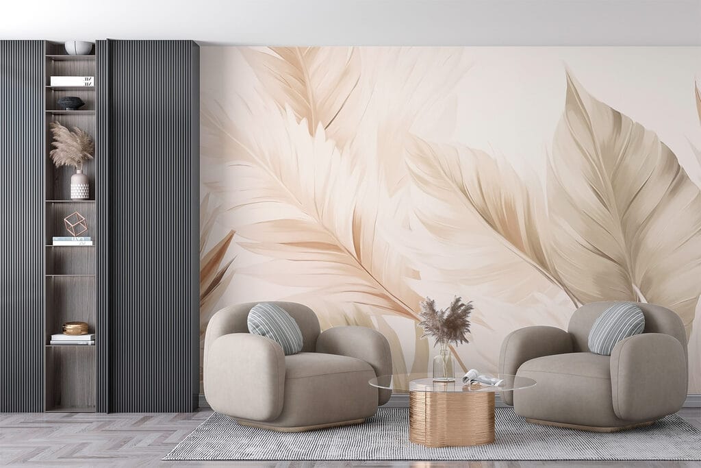 Delicate leaves in soft tones Delicate leaves in soft tones