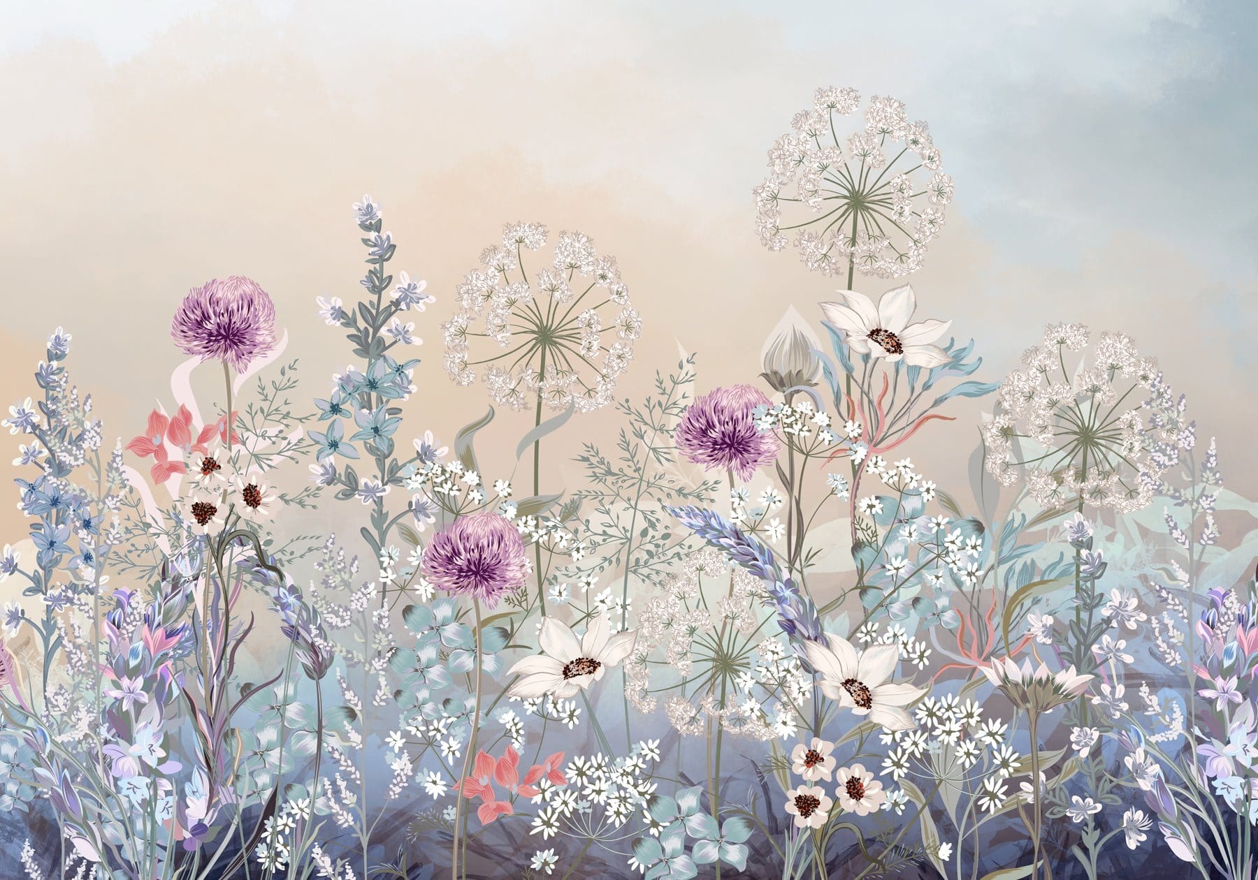 Painting of flowers and plants Painting of flowers and plants