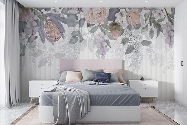 Arranjo de flores em tons pastel suaves. Arranjo de flores em tons pastel suaves.