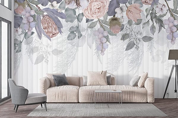 Arranjo de flores em tons pastel suaves. Arranjo de flores em tons pastel suaves.