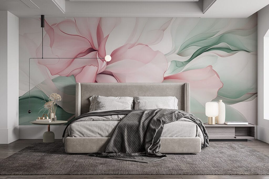 Delicate pastel floral abstraction Delicate pastel floral abstraction