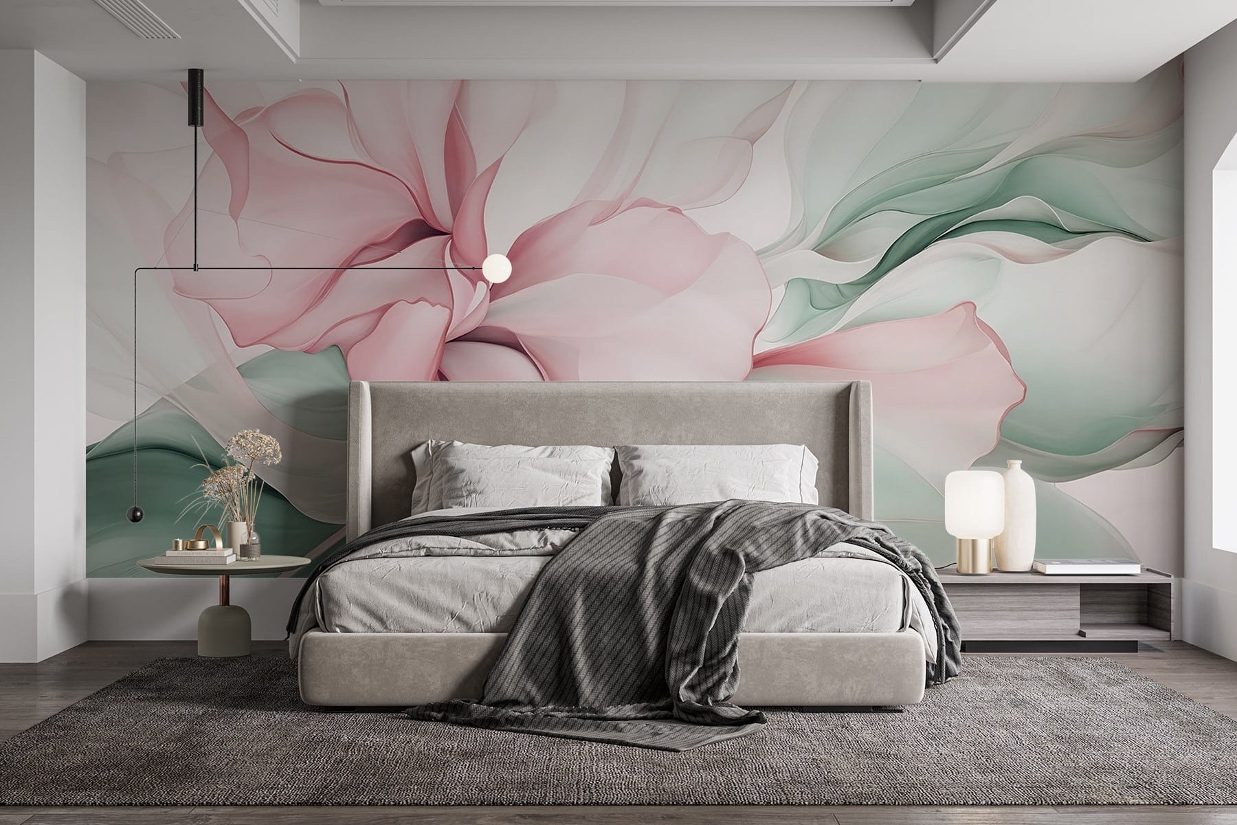 Delicate pastel floral abstraction Delicate pastel floral abstraction