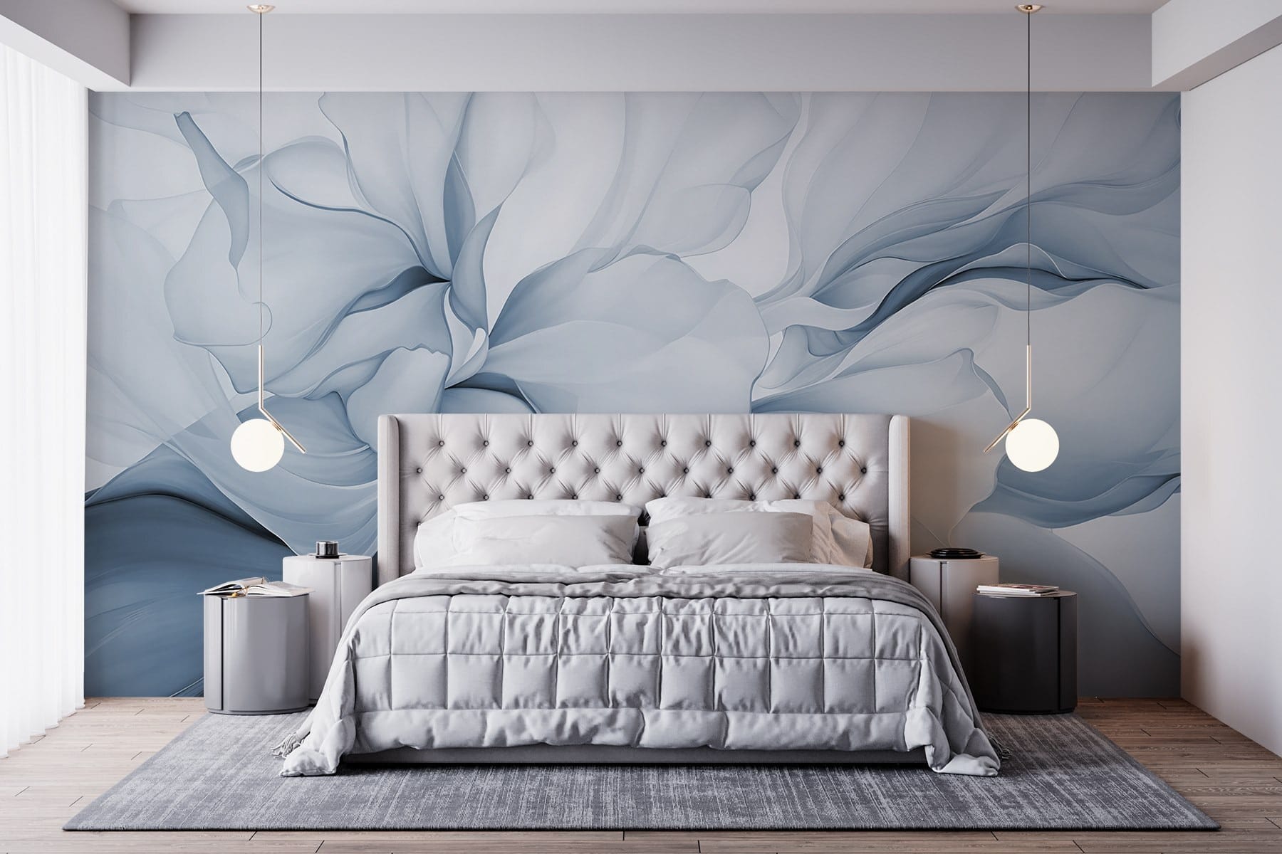 Delicate petals in soft hues