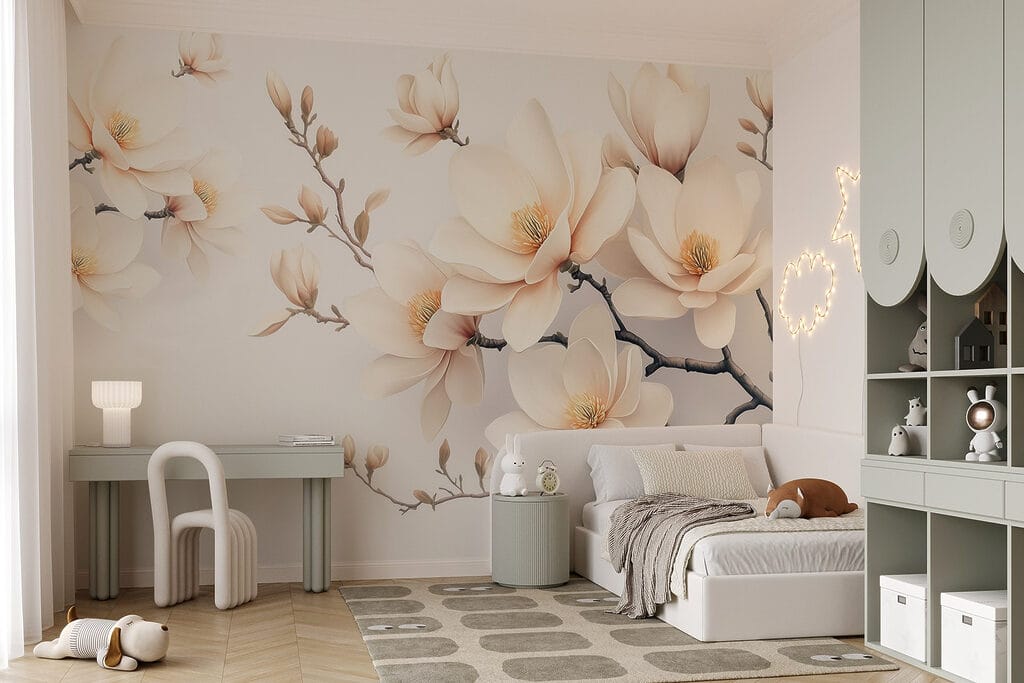 Delicate blooms in soft white hues Delicate blooms in soft white hues