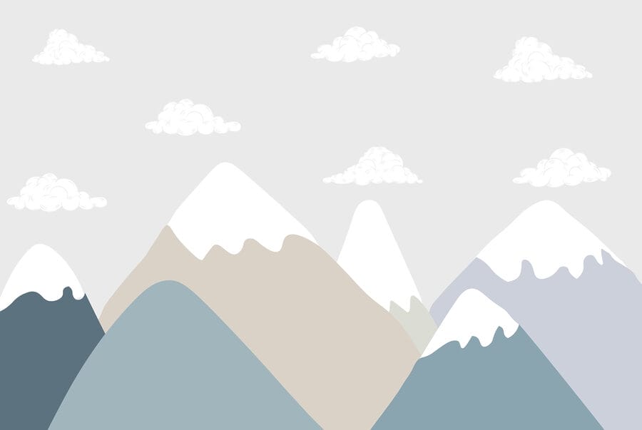Papel de parede Cordilheira com nuvens - Image 3