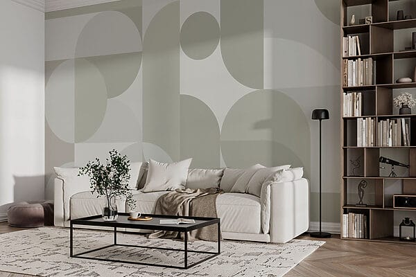 Padrão geométrico cinzento e branco Padrão geométrico cinzento e branco