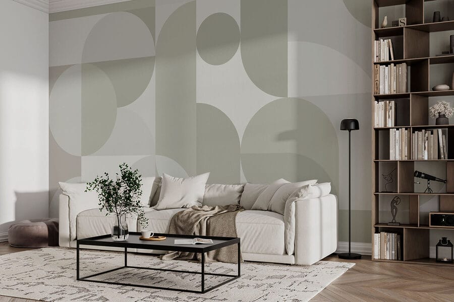 Padrão geométrico cinzento e branco Padrão geométrico cinzento e branco
