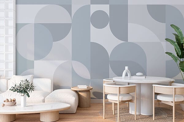 Padrão geométrico cinzento e branco Padrão geométrico cinzento e branco