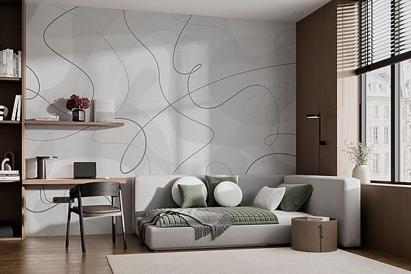 Fundo cinzento e branco com linhas Fundo cinzento e branco com linhas