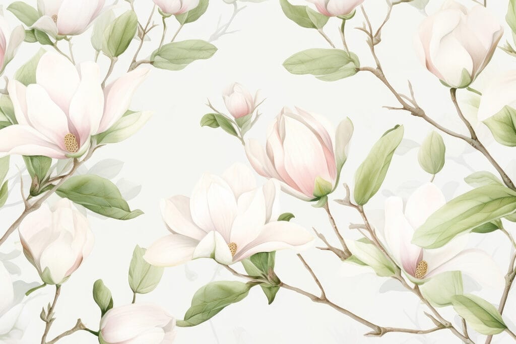 Flores delicadas em tons suaves Flores delicadas em tons suaves