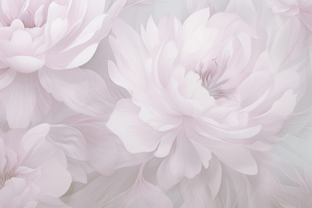 Flores delicadas em cores suaves Flores delicadas em cores suaves