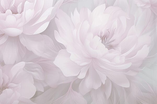 Flores delicadas em cores suaves Flores delicadas em cores suaves