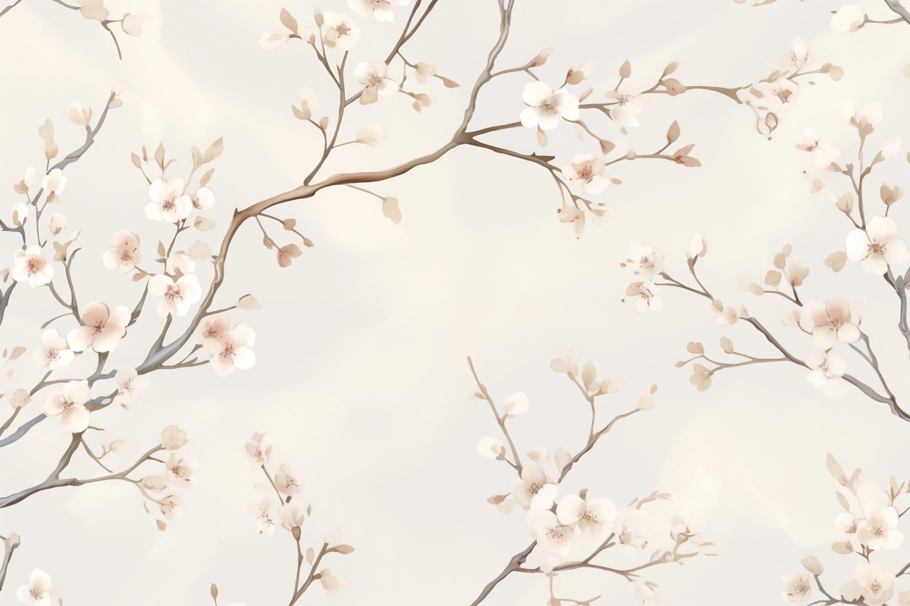 Delicate blossoms on elegant branches