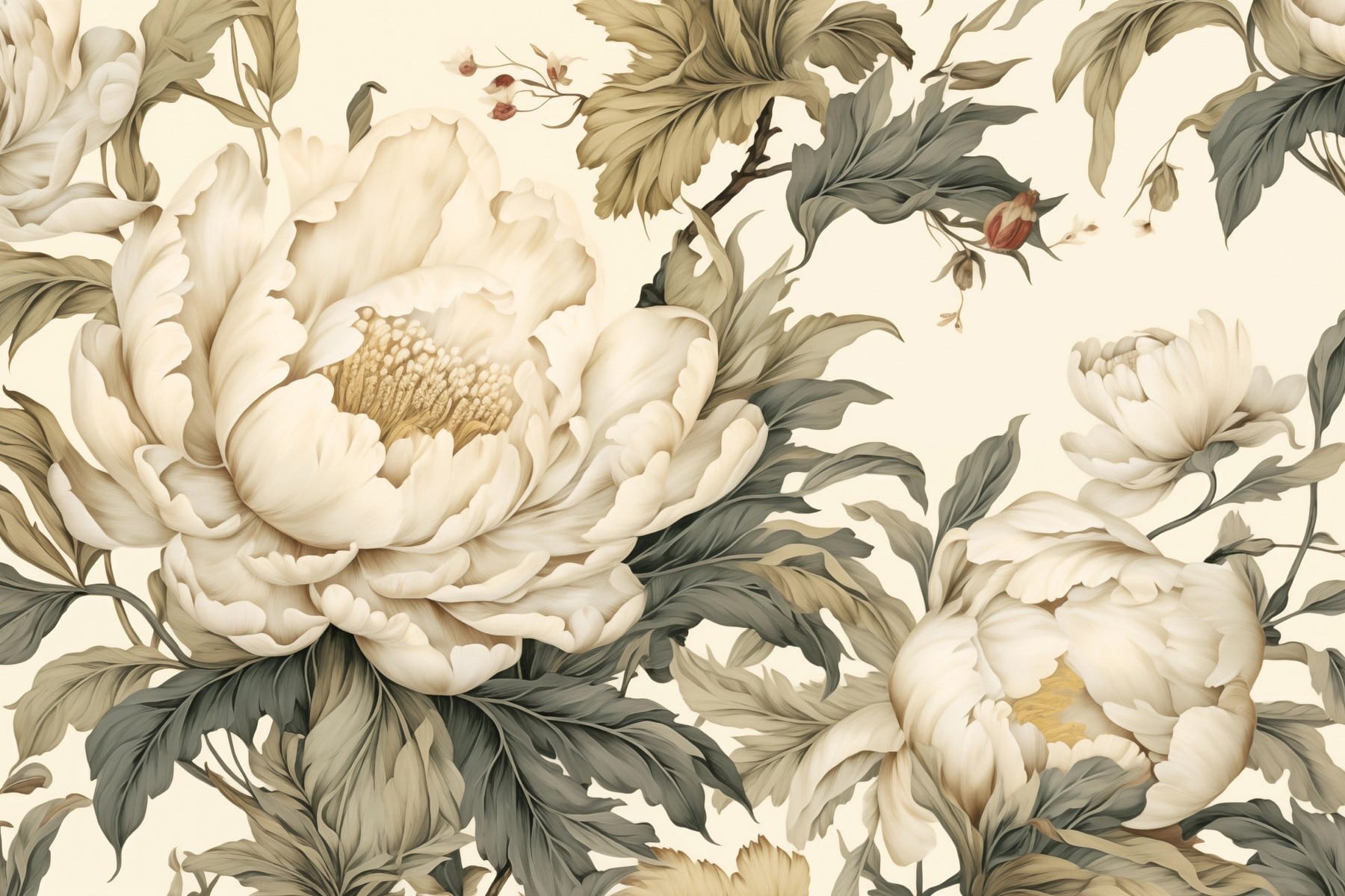 Elegant blooms in soft tones Elegant blooms in soft tones