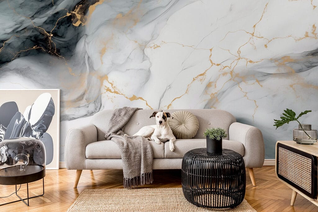 Fluid abstract patterns in soft hues Fluid abstract patterns in soft hues