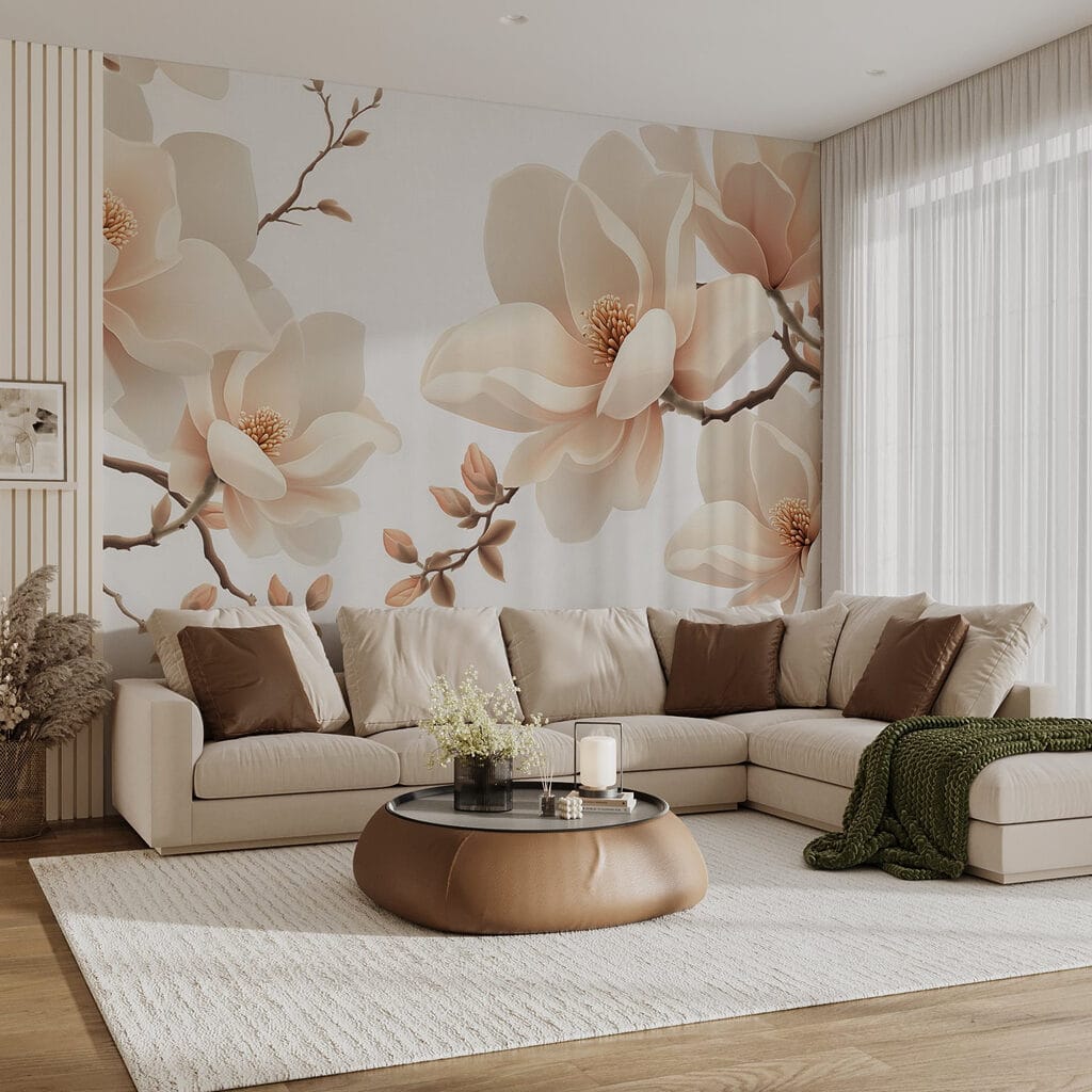 Elegant blossoms on graceful branches Elegant blossoms on graceful branches