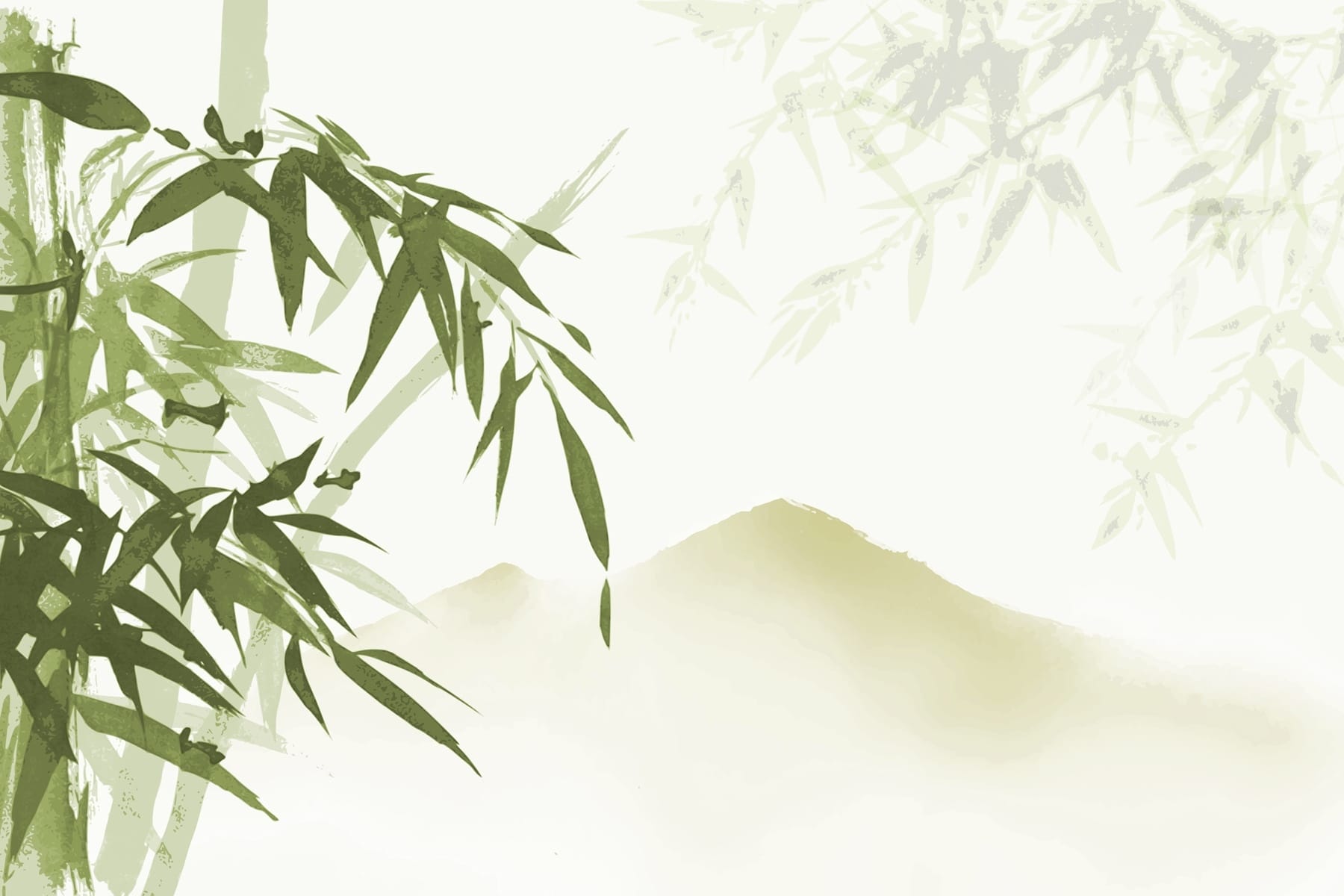 Gentle breeze through bamboo leaves Gentle breeze through bamboo leaves