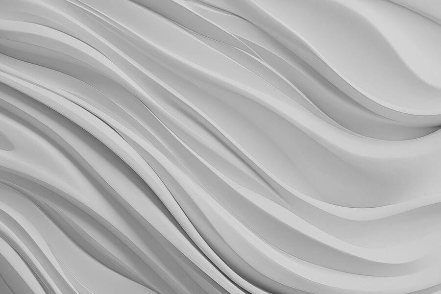 Papel de parede Fundo branco com linhas onduladas - Image 3