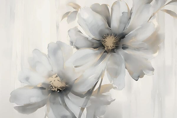 Flores delicadas em tons suaves Flores delicadas em tons suaves