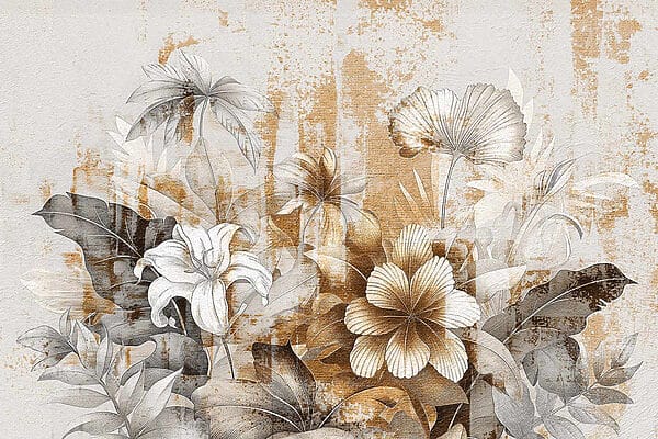 Design floral elegante com tons suaves Design floral elegante com tons suaves