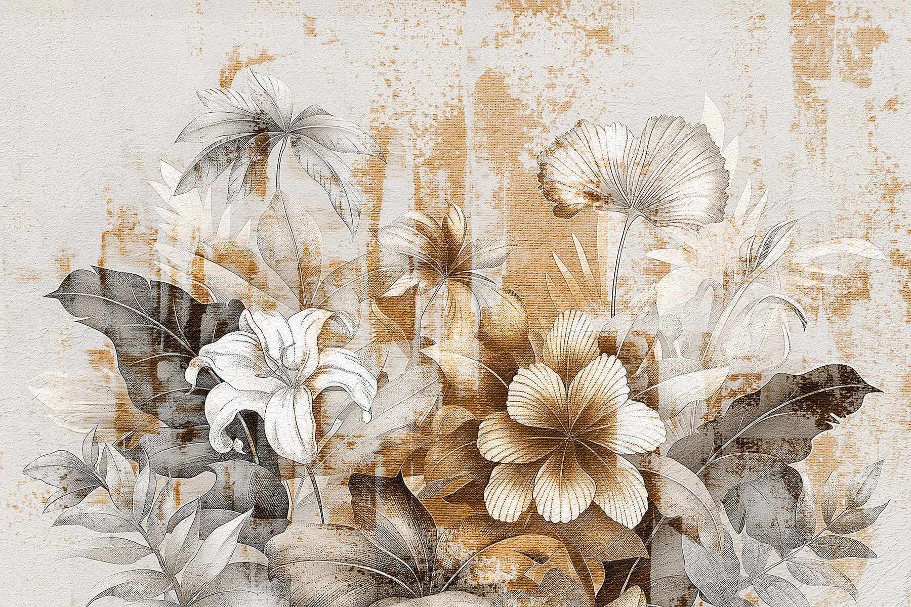 Elegant floral design with soft tones Elegant floral design with soft tones