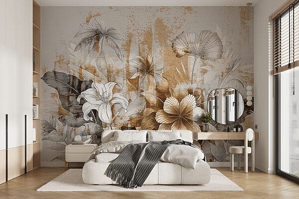 Design floral elegante com tons suaves Design floral elegante com tons suaves